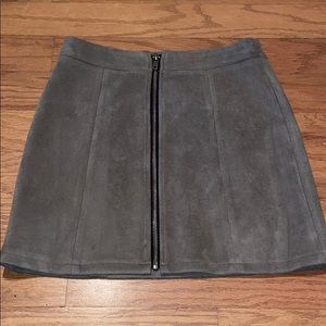 suede skirt
